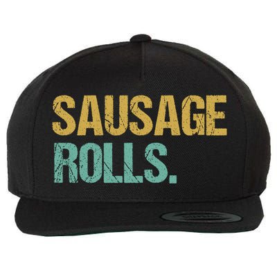 Vintage Style Sausage Rolls Gift Wool Snapback Cap