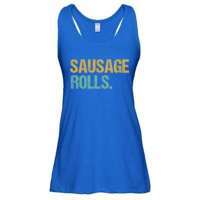 Vintage Style Sausage Rolls Gift Ladies Essential Flowy Tank