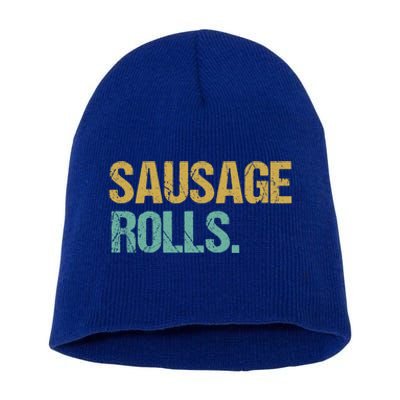 Vintage Style Sausage Rolls Gift Short Acrylic Beanie