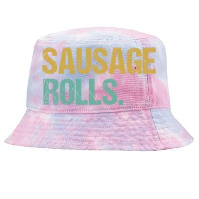 Vintage Style Sausage Rolls Gift Tie-Dyed Bucket Hat