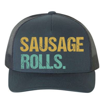 Vintage Style Sausage Rolls Gift Yupoong Adult 5-Panel Trucker Hat