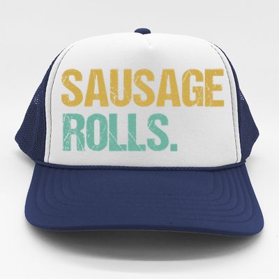 Vintage Style Sausage Rolls Gift Trucker Hat