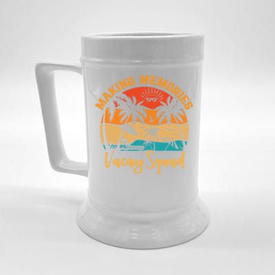 Vacay Squad Summer Vacation Making Memories Family Trip Gift Beer Stein