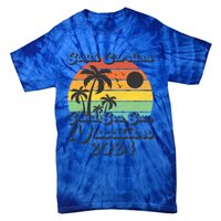 Vintage Sand Sea Sun Vacation 2024 South Carolina Beach Gift Tie-Dye T-Shirt