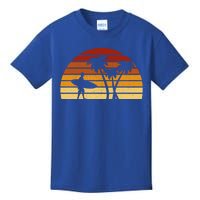 Vintage Sunset Surfing Gift For Surfers Gift Kids T-Shirt