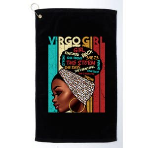 Virgo She Slays And Prays August September Birthday Queen Gift Platinum Collection Golf Towel