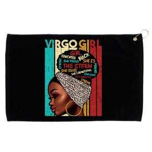 Virgo She Slays And Prays August September Birthday Queen Gift Grommeted Golf Towel