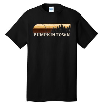 Vintage Sunset Stripes Pumpkintown South Carolina Tall T-Shirt