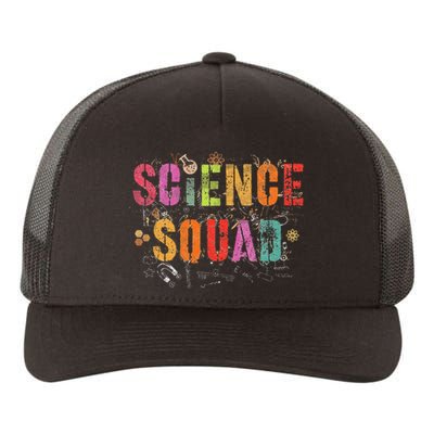 Vintage Science Squad Technology Teacher Team Student Stem Yupoong Adult 5-Panel Trucker Hat