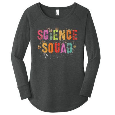 Vintage Science Squad Technology Teacher Team Student Stem Women's Perfect Tri Tunic Long Sleeve Shirt