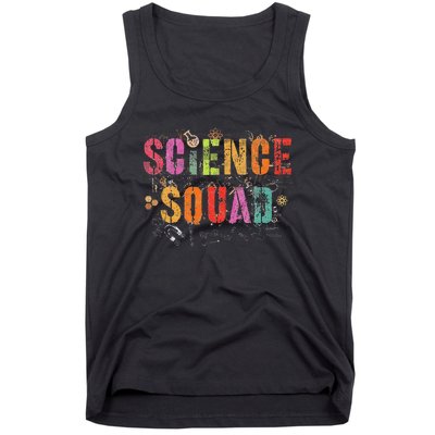 Vintage Science Squad Technology Teacher Team Student Stem Tank Top