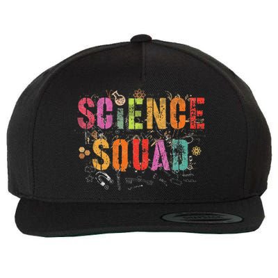 Vintage Science Squad Technology Teacher Team Student Stem Wool Snapback Cap