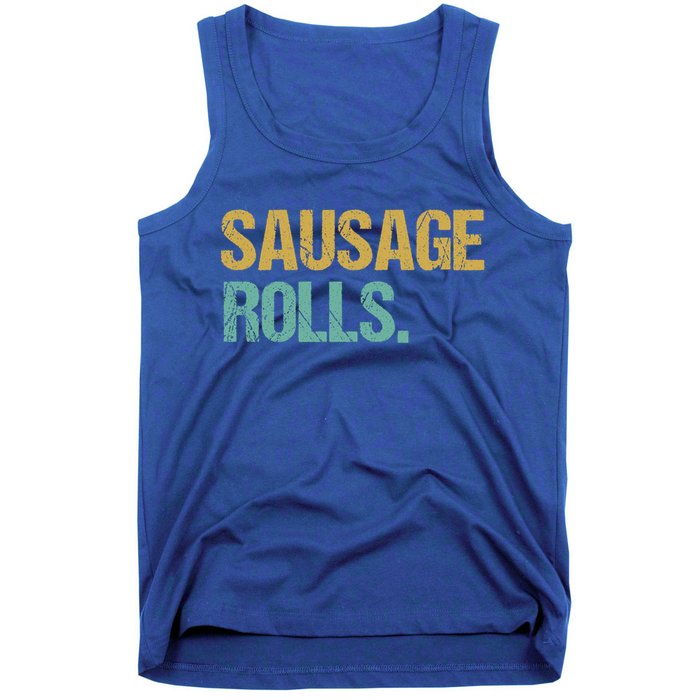 Vintage Style Sausage Rolls Gift Tank Top