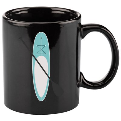 Vintage Summer Stand Up Paddle Board Sup Cute Gift 11oz C Handle Ceramic Mug