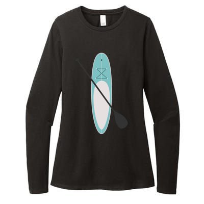 Vintage Summer Stand Up Paddle Board Sup Cute Gift Womens CVC Long Sleeve Shirt