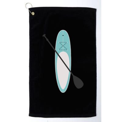 Vintage Summer Stand Up Paddle Board Sup Cute Gift Platinum Collection Golf Towel