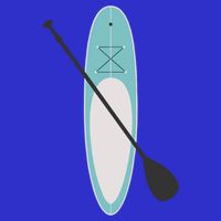 Vintage Summer Stand Up Paddle Board Sup Cute Gift Button