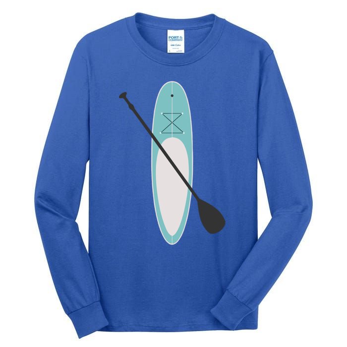 Vintage Summer Stand Up Paddle Board Sup Cute Gift Tall Long Sleeve T-Shirt