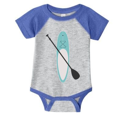 Vintage Summer Stand Up Paddle Board Sup Cute Gift Infant Baby Jersey Bodysuit