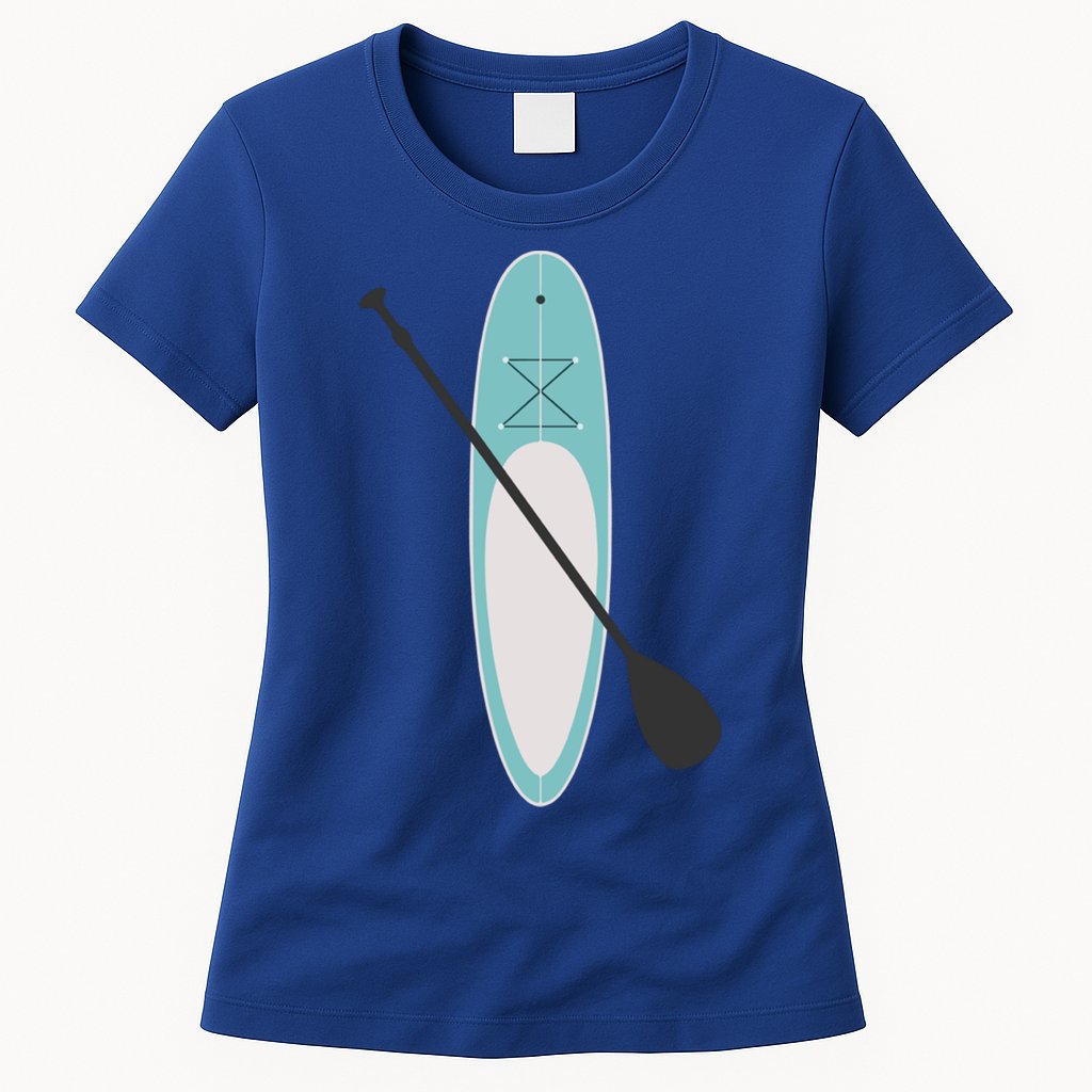 Vintage Summer Stand Up Paddle Board Sup Cute Gift Womens T-Shirt