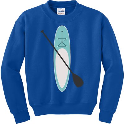 Vintage Summer Stand Up Paddle Board Sup Cute Gift Kids Sweatshirt