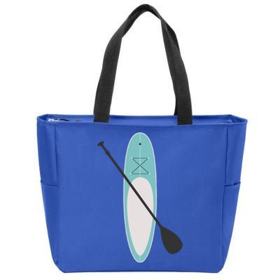 Vintage Summer Stand Up Paddle Board Sup Cute Gift Zip Tote Bag