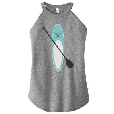 Vintage Summer Stand Up Paddle Board Sup Cute Gift Women's Perfect Tri Rocker Tank