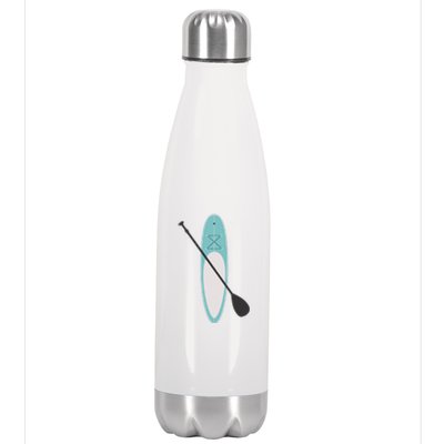 Vintage Summer Stand Up Paddle Board Sup Cute Gift Stainless Steel Insulated Water Bottle