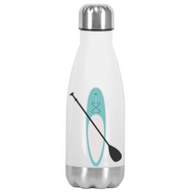 Vintage Summer Stand Up Paddle Board Sup Cute Gift Stainless Steel Insulated Water Bottle