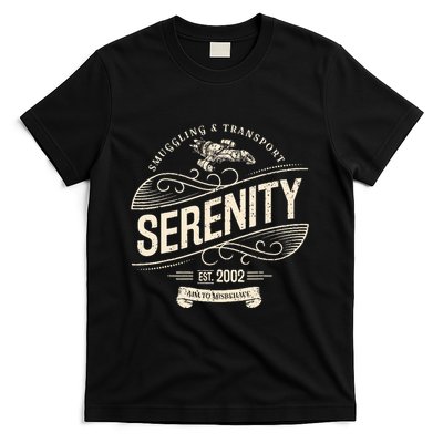 Vintage Serenity Smuggling And Transport Firefly T-Shirt