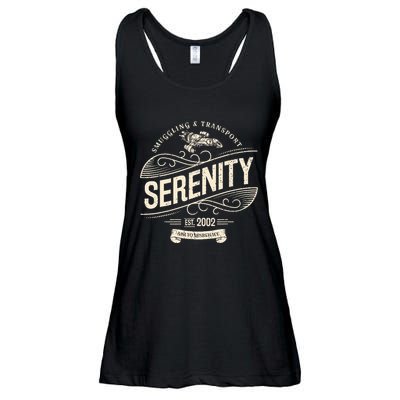 Vintage Serenity Smuggling And Transport Firefly Ladies Essential Flowy Tank