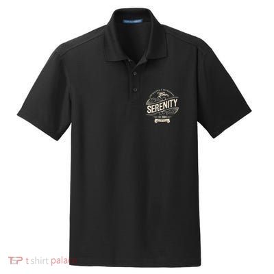 Vintage Serenity Smuggling And Transport Firefly Dry Zone Grid Polo