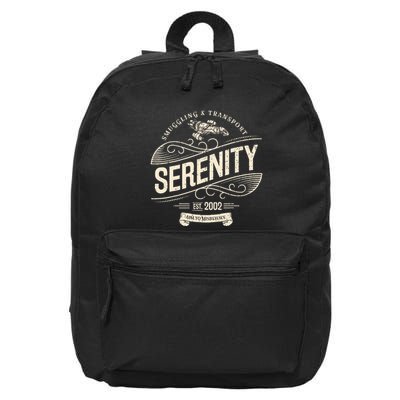 Vintage Serenity Smuggling And Transport Firefly 16 in Basic Backpack
