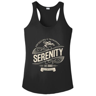Vintage Serenity Smuggling And Transport Firefly Ladies PosiCharge Competitor Racerback Tank