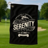 Vintage Serenity Smuggling And Transport Firefly Golf Towel