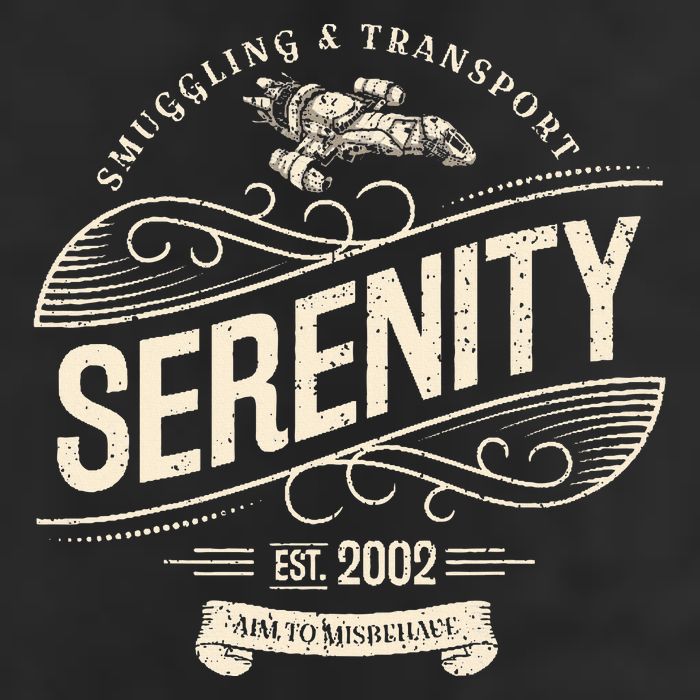 Vintage Serenity Smuggling And Transport Firefly Golf Towel