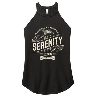 Vintage Serenity Smuggling And Transport Firefly Women's Perfect Tri Rocker Tank