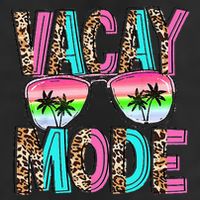 Vacation Summer Sunglasses And Palm Trees Vacay Mode Funny Hat