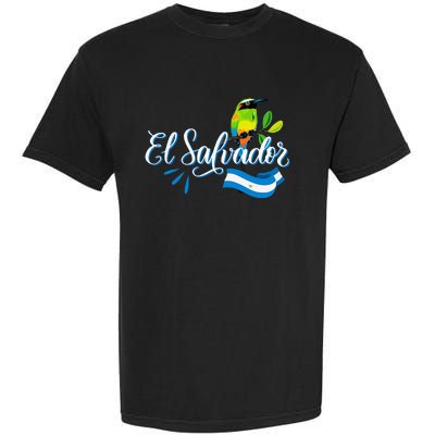 Vos Solo Sos Paja Salvadoran Slang El Salvador Flag Torogoz Garment-Dyed Heavyweight T-Shirt