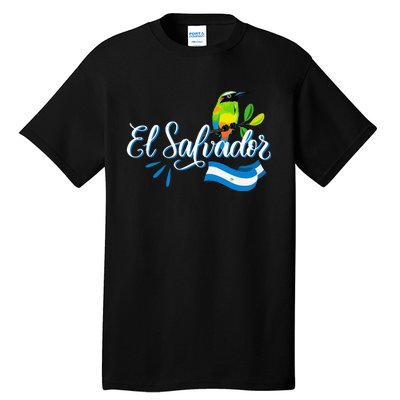 Vos Solo Sos Paja Salvadoran Slang El Salvador Flag Torogoz Tall T-Shirt