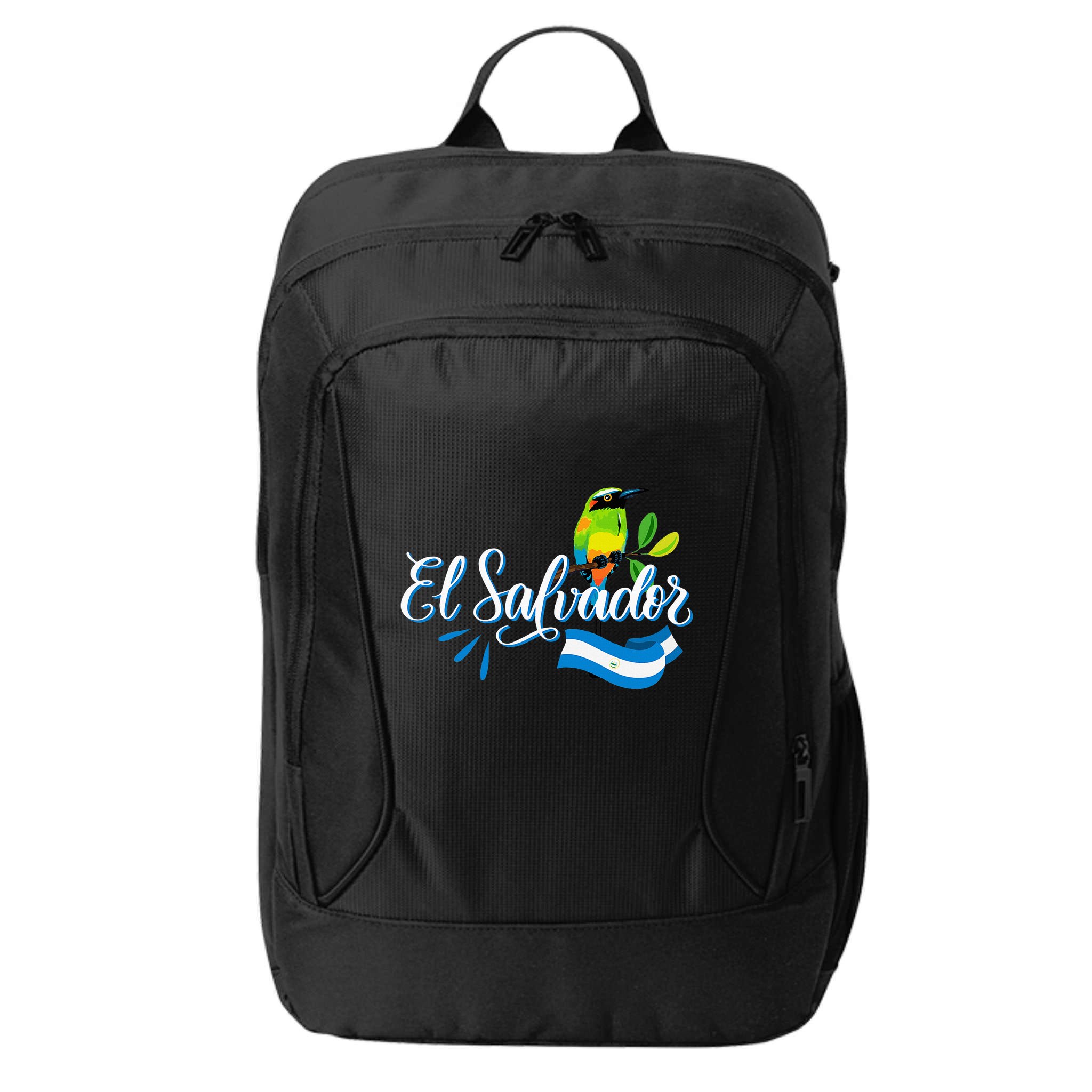 Vos Solo Sos Paja Salvadoran Slang El Salvador Flag Torogoz City Backpack