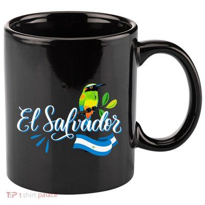 Vos Solo Sos Paja Salvadoran Slang El Salvador Flag Torogoz 11oz C Handle Ceramic Mug