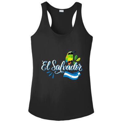 Vos Solo Sos Paja Salvadoran Slang El Salvador Flag Torogoz Ladies PosiCharge Competitor Racerback Tank