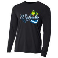 Vos Solo Sos Paja Salvadoran Slang El Salvador Flag Torogoz Cooling Performance Long Sleeve Crew