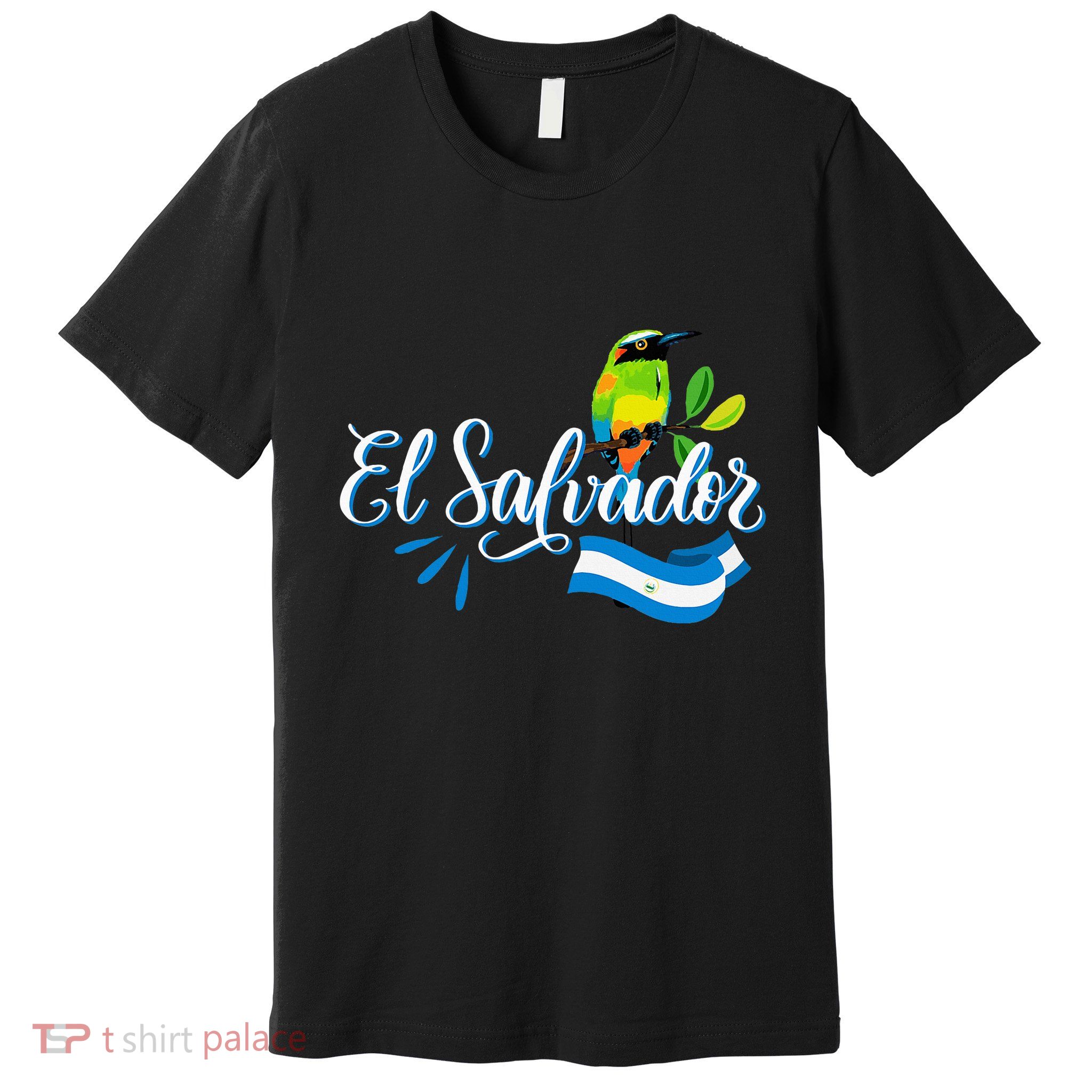 Vos Solo Sos Paja Salvadoran Slang El Salvador Flag Torogoz Premium T-Shirt