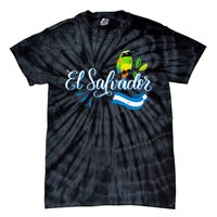 Vos Solo Sos Paja Salvadoran Slang El Salvador Flag Torogoz Tie-Dye T-Shirt