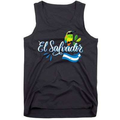 Vos Solo Sos Paja Salvadoran Slang El Salvador Flag Torogoz Tank Top