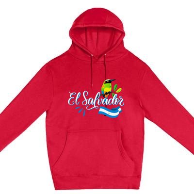 Vos Solo Sos Paja Salvadoran Slang El Salvador Flag Torogoz Premium Pullover Hoodie