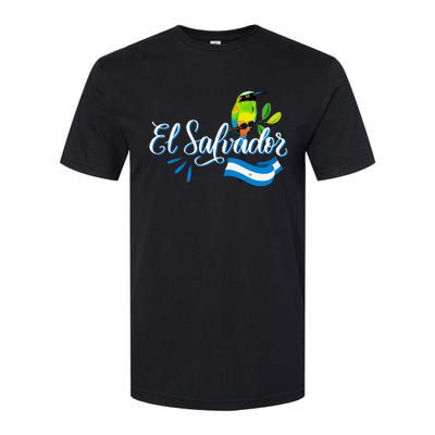 Vos Solo Sos Paja Salvadoran Slang El Salvador Flag Torogoz Softstyle CVC T-Shirt