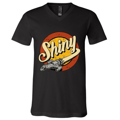 Vintage Shiny Since 2002 Firefly Serenity V-Neck T-Shirt